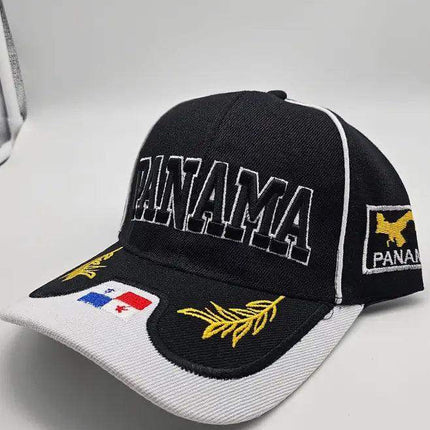 Panama Flag Embroidered Baseball Cap Hat - VivianFongDesignsLLC