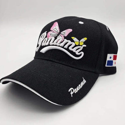 Panama Flag Embroidered Baseball Cap Hat - VivianFongDesignsLLC