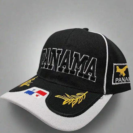 Panama Flag Embroidered Baseball Cap Hat - VivianFongDesignsLLC