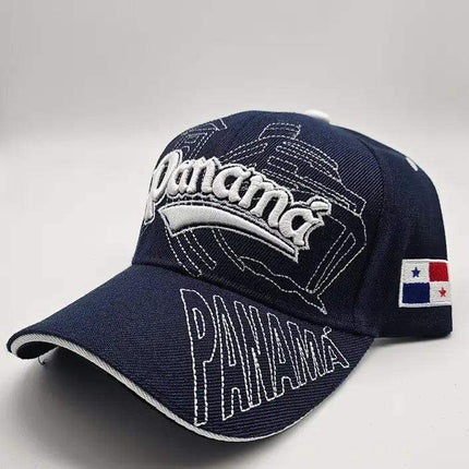 Panama Flag Embroidered Baseball Cap Hat - VivianFongDesignsLLC