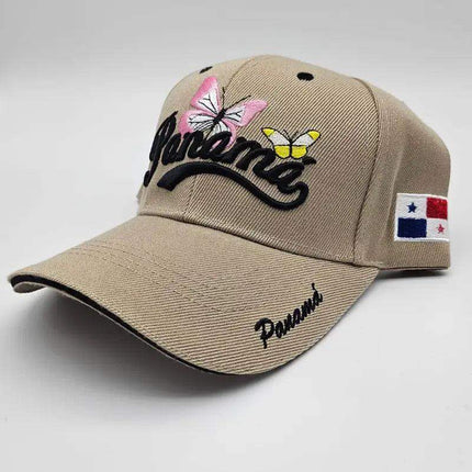 Panama Flag Embroidered Baseball Cap Hat - VivianFongDesignsLLC