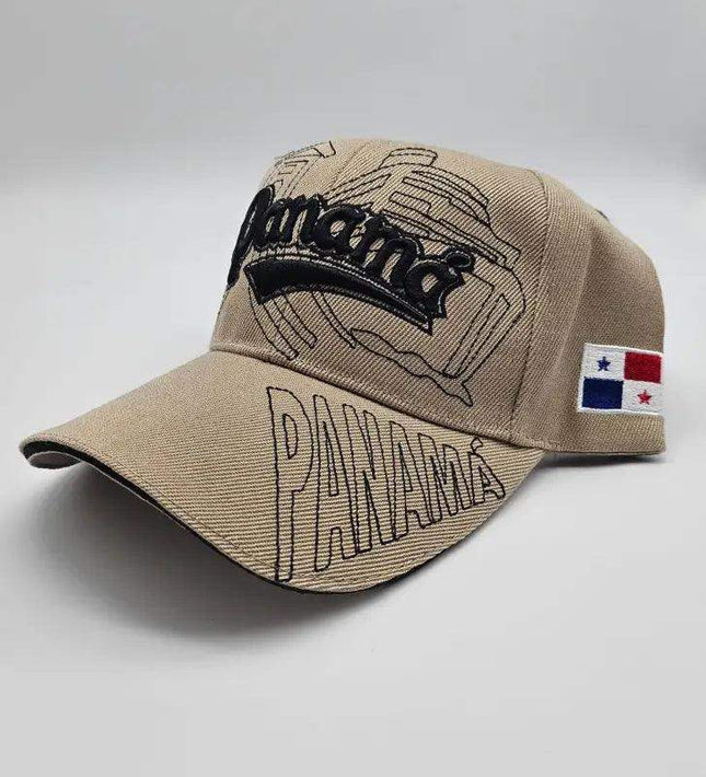 Panama Flag Embroidered Baseball Cap Hat - VivianFongDesignsLLC
