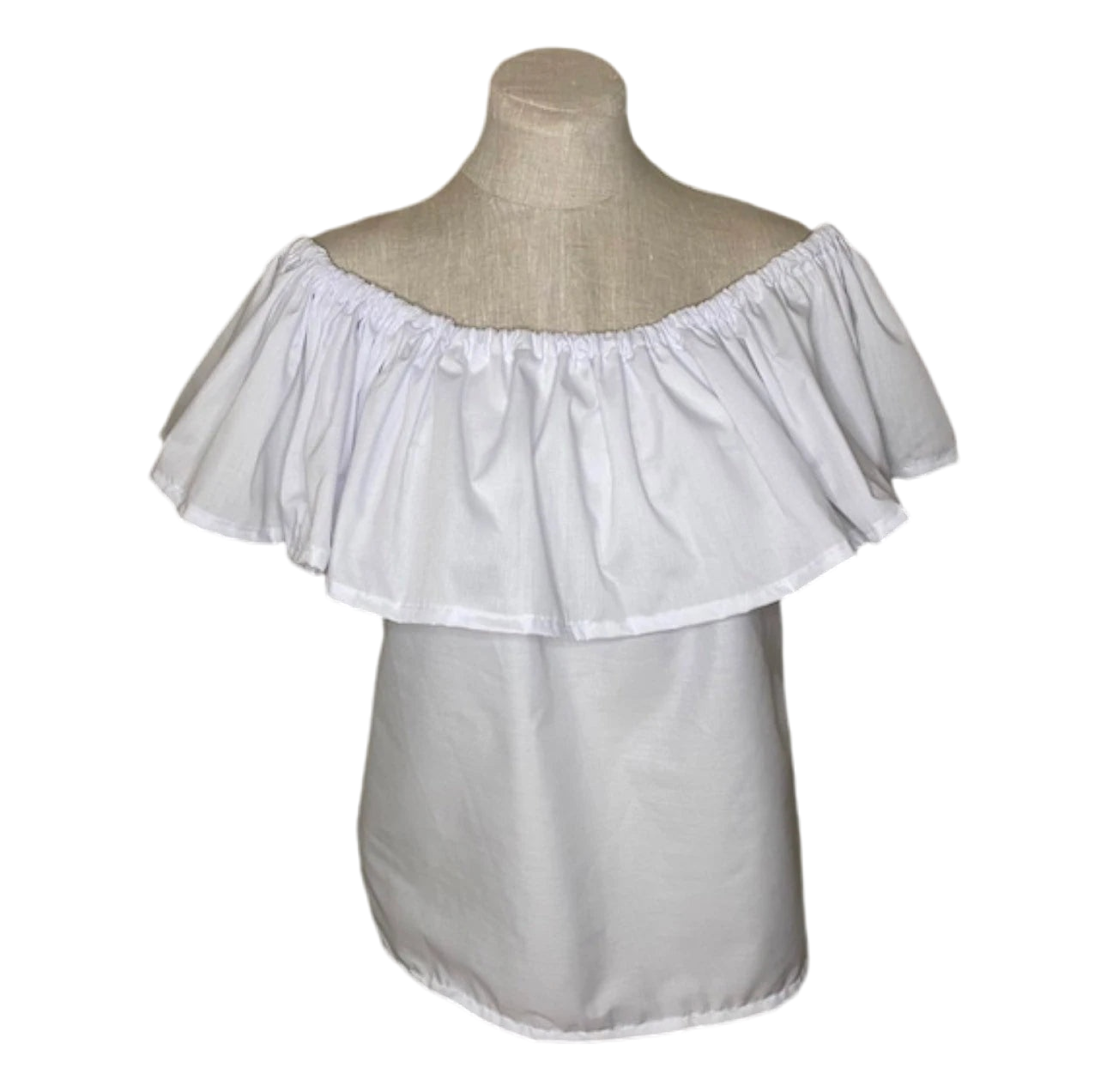 Panamanian Blouse, White Darienita - Vivian Fong Designs