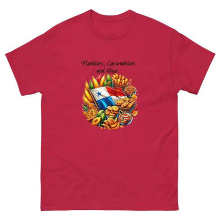 Panamanian Fried Foods Tee - Plantains, Carimañolas, YMCA - VivianFongDesignsLLC