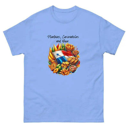 Panamanian Fried Foods Tee - Plantains, Carimañolas, YMCA - VivianFongDesignsLLC