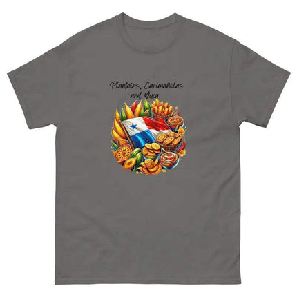 Panamanian Fried Foods Tee - Plantains, Carimañolas, YMCA - VivianFongDesignsLLC