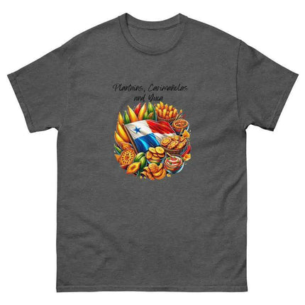 Panamanian Fried Foods Tee - Plantains, Carimañolas, YMCA - VivianFongDesignsLLC