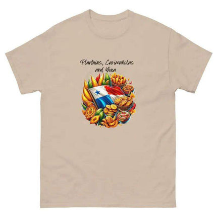 Panamanian Fried Foods Tee - Plantains, Carimañolas, YMCA - VivianFongDesignsLLC