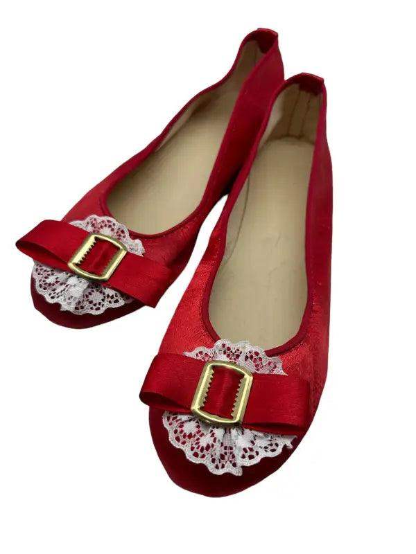 Panamanian Pollera Shoes - Babucha - VivianFongDesignsLLC