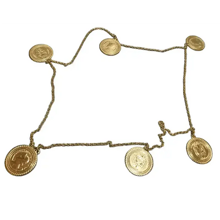 Panamanian Stainless Steel Cabestrillo Pollera Necklace - VivianFongDesignsLLC