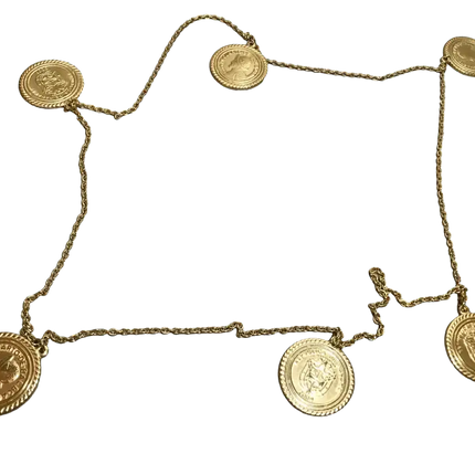 Panamanian Stainless Steel Cabestrillo Pollera Necklace - VivianFongDesignsLLC