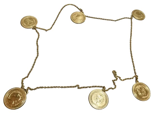 Panamanian Stainless Steel Cabestrillo Pollera Necklace - VivianFongDesignsLLC