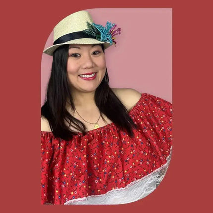 Panamanian Traditional Zaraza Blouse - VivianFongDesignsLLC