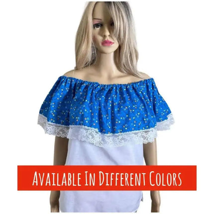 Panamanian Traditional Zaraza Blouse - VivianFongDesignsLLC