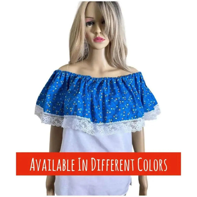 Panamanian Traditional Zaraza Blouse - VivianFongDesignsLLC