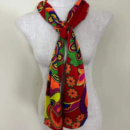 Paruma Fabric Multipurpose Scarf - Authentic Embera Wounaan Fabric - VivianFongDesignsLLC