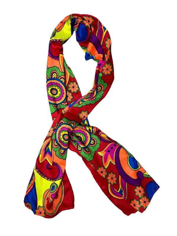 Paruma Fabric Multipurpose Scarf - Authentic Embera Wounaan Fabric - VivianFongDesignsLLC