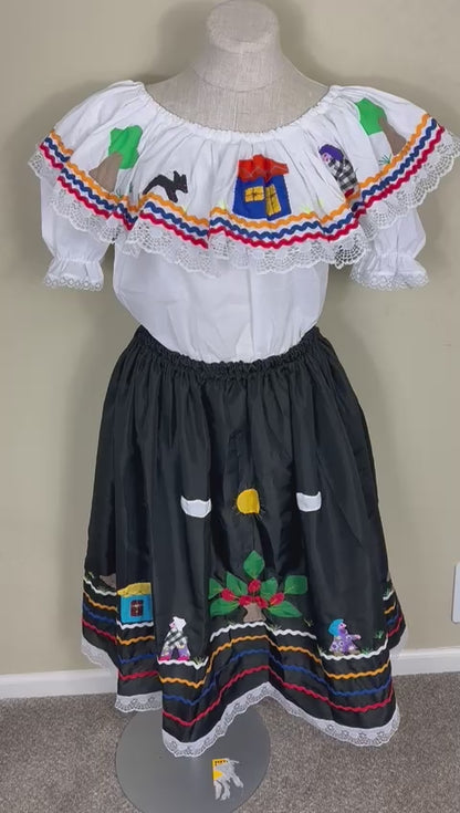 Colombian Campesina Santanderiana Dress
