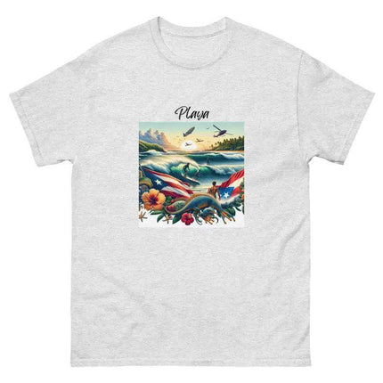 Rincón Surfing Beach Unisex Classic Tee - VivianFongDesignsLLC