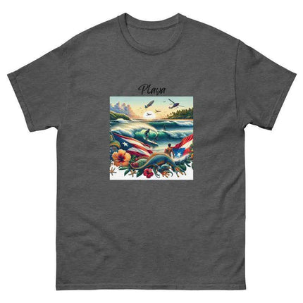 Rincón Surfing Beach Unisex Classic Tee - VivianFongDesignsLLC