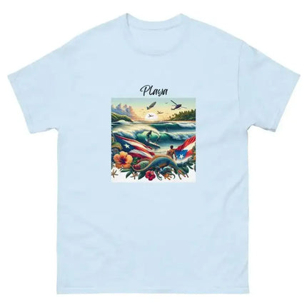 Rincón Surfing Beach Unisex Classic Tee - VivianFongDesignsLLC