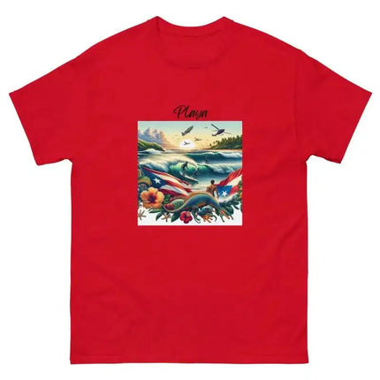 Rincón Surfing Beach Unisex Classic Tee - VivianFongDesignsLLC