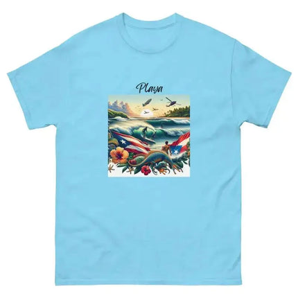 Rincón Surfing Beach Unisex Classic Tee - VivianFongDesignsLLC