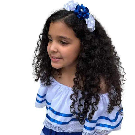 Salvadoran Traditional Girls Fiesta Dress - VivianFongDesignsLLC