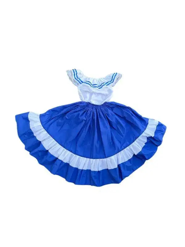Salvadoran Traditional Wide Dress for Girls VivianFongDesignsLLC Salvadoran Traditional Wide Dress for Girls VivianFongDesignsLLC