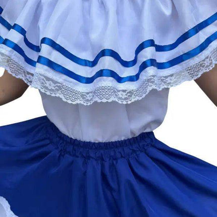 Salvadoran Traditional Women Fiesta Dress - VivianFongDesignsLLC