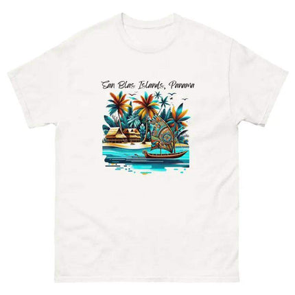 San Blas Islands Cotton Unisex Classic Tee - VivianFongDesignsLLC