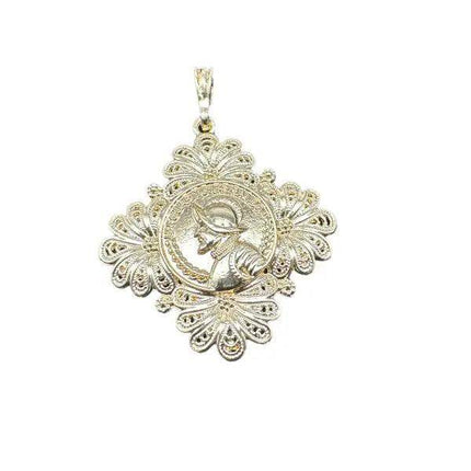 Tapahueso Balboa Coin Charm - VivianFongDesignsLLC