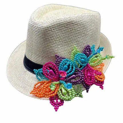 Tembleque Fedora Panama Hat - Beige - VivianFongDesignsLLC