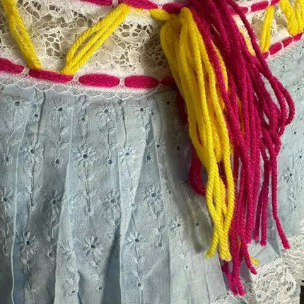 Traditional Panamanian Dress Set - Pollera de Gala Veraguense - VivianFongDesignsLLC