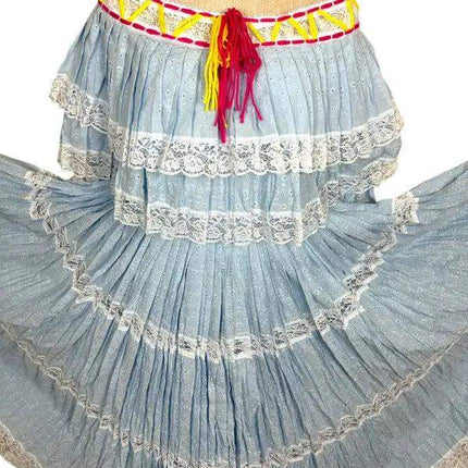 Traditional Panamanian Dress Set - Pollera de Gala Veraguense - VivianFongDesignsLLC