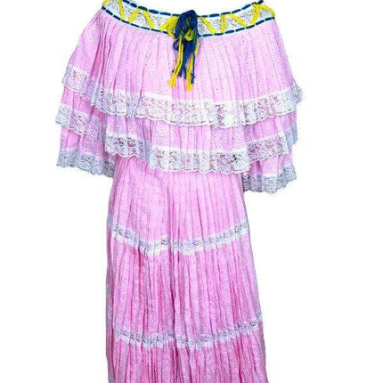 Traditional Panamanian Dress Set - Pollera de Gala Veraguense - VivianFongDesignsLLC