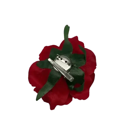 Tropical Rose Hair Clips - Set of 2 - VivianFongDesignsLLC