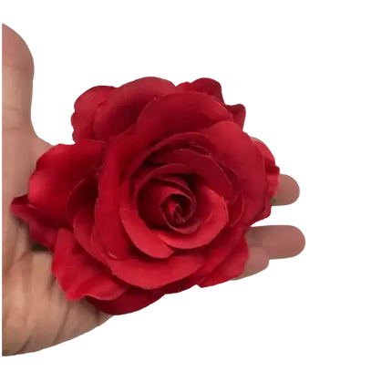 Tropical Rose Hair Clips - Set of 2 - VivianFongDesignsLLC