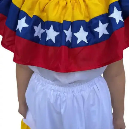Venezuelan Traditional Women Fiesta Dress - VivianFongDesignsLLC