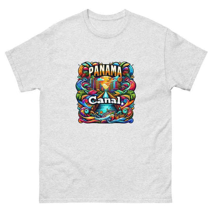 Vibrant Panama Canal Design Unisex Tee - VivianFongDesignsLLC