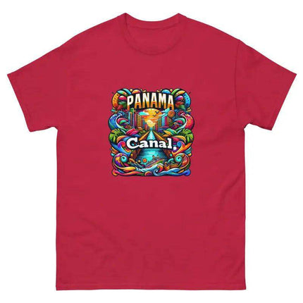Vibrant Panama Canal Design Unisex Tee - VivianFongDesignsLLC