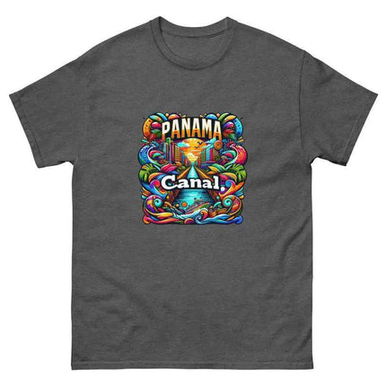 Vibrant Panama Canal Design Unisex Tee - VivianFongDesignsLLC