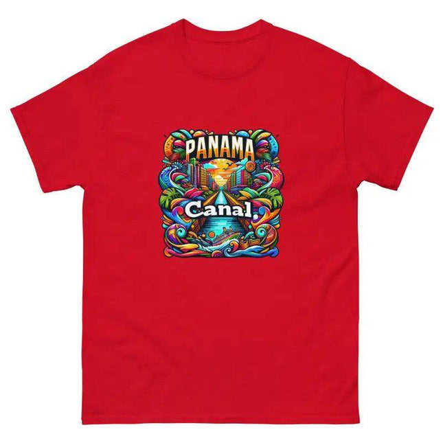 Vibrant Panama Canal Design Unisex Tee - VivianFongDesignsLLC