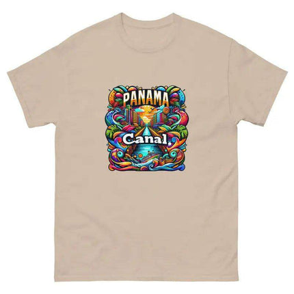 Vibrant Panama Canal Design Unisex Tee - VivianFongDesignsLLC