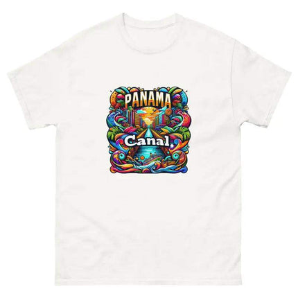 Vibrant Panama Canal Design Unisex Tee - VivianFongDesignsLLC