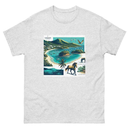 Vieques Unisex Classic Cotton Tee - VivianFongDesignsLLC