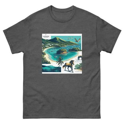 Vieques Unisex Classic Cotton Tee - VivianFongDesignsLLC
