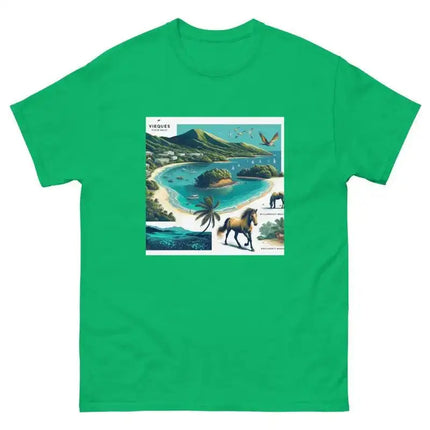 Vieques Unisex Classic Cotton Tee - VivianFongDesignsLLC