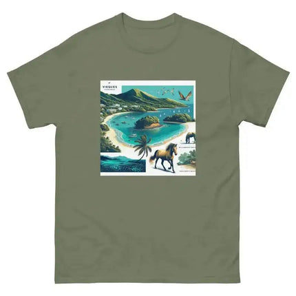 Vieques Unisex Classic Cotton Tee - VivianFongDesignsLLC
