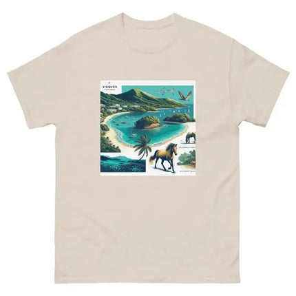 Vieques Unisex Classic Cotton Tee - VivianFongDesignsLLC